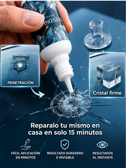 Liquido reparador de vidrios 15 min