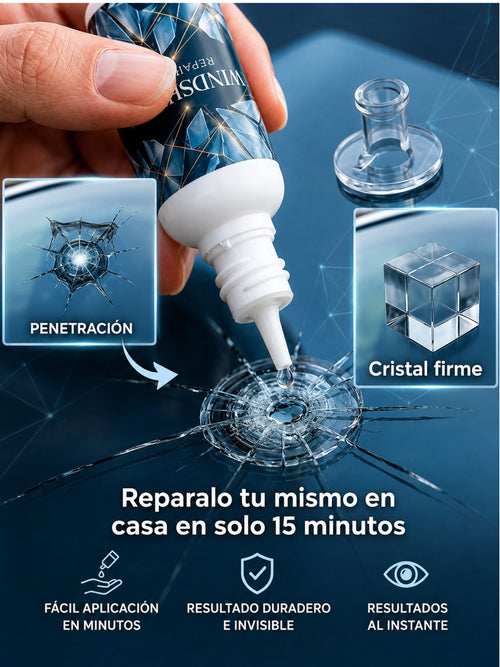 Liquido reparador de vidrios 15 min